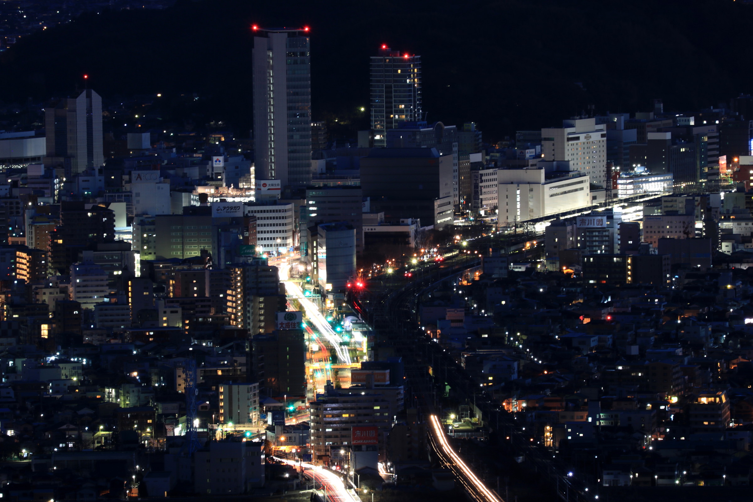 Shizuoka city night view