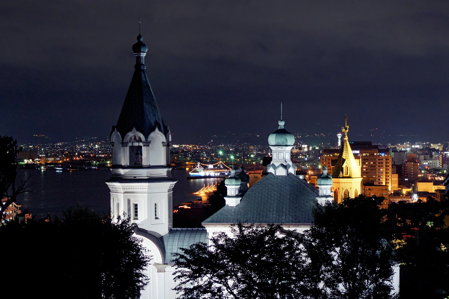 Night view of Hakodate