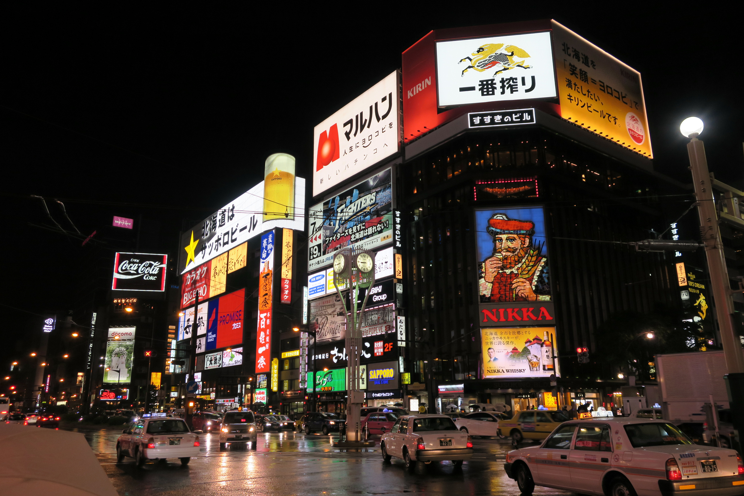 Susukino night scene