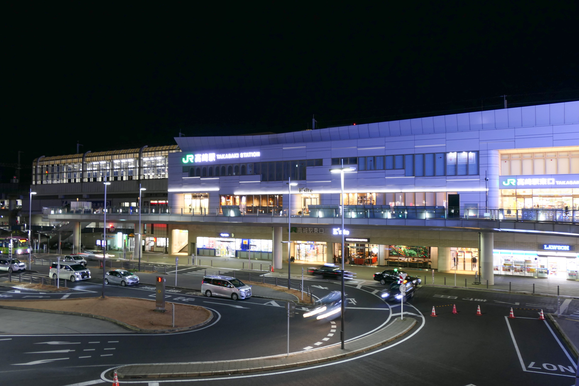 Takasaki at night