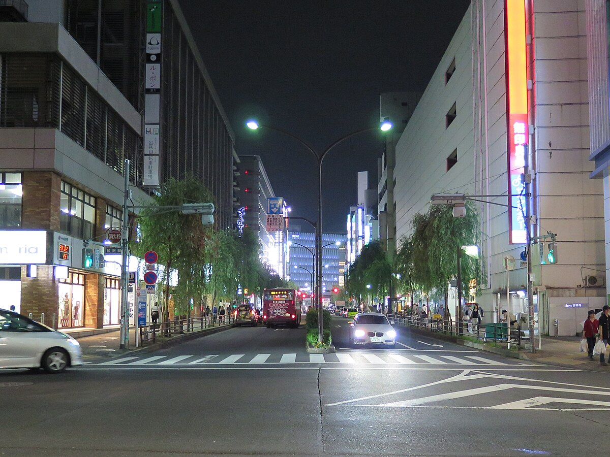 Kichijoji street at night