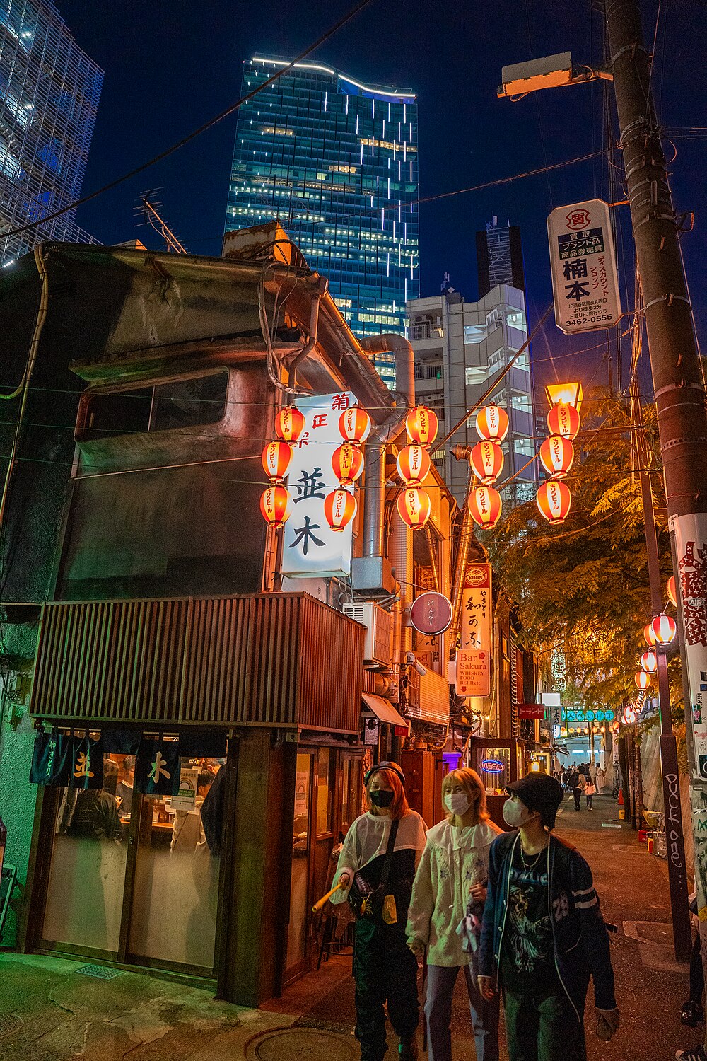 Nonbei Yokocho alley in Shibuya