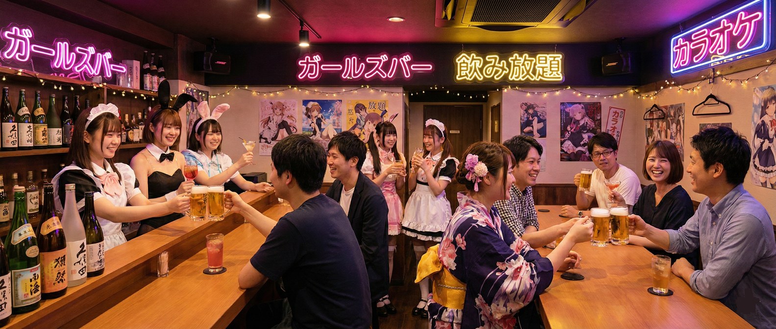Girls bar guide banner