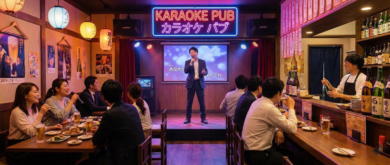 Karaoke snack bars guide banner
